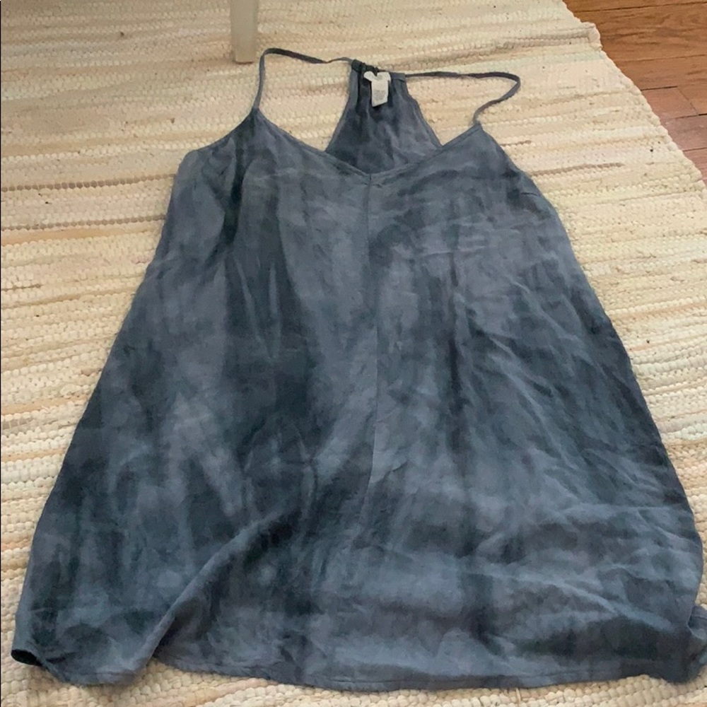 Blue almost tie dye light weight dress